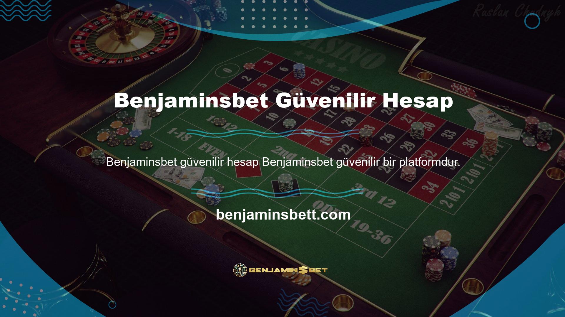 Benjaminsbet bir hesap açmanıza ve bireyler adına finansal işlemler yapmanıza izin veren güvenilir bir platformdur